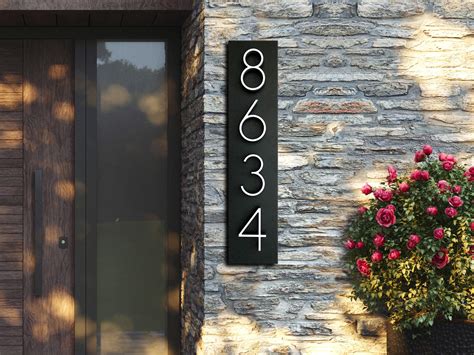 metal house numbers nz|home address signs nz.